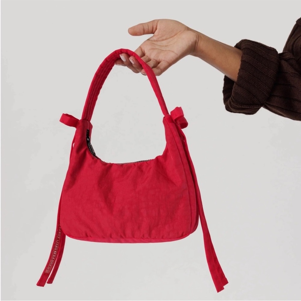 Sandy Liang x Baggu red bow bag, NWT